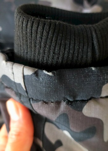 Erkek Çocuk Kamuflaj Desenli Fermuarlı Mont - Görsel 5