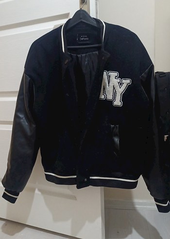 Siyah Deri Street Style Kadın Ceket - Görsel 3