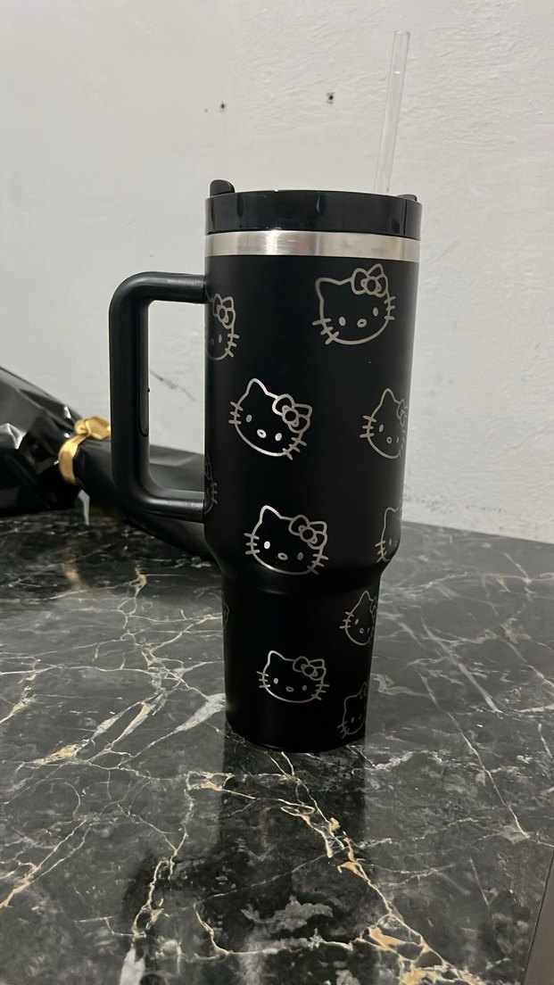 Siyah Hello Kitty Desenli Stanley - Görsel 4