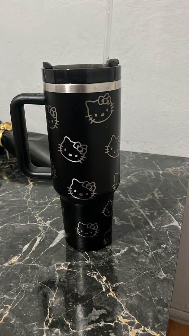 Siyah Hello Kitty Desenli Stanley - Görsel 2