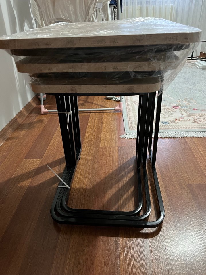 Bej Gri Modern Masa Örtüsü - Görsel 2