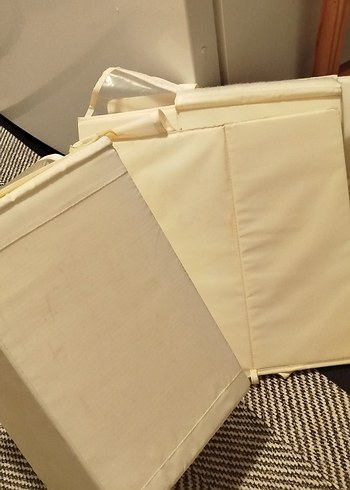 Bej Düz dolap içi düzenleyici toplam 4 adet - Görsel 6