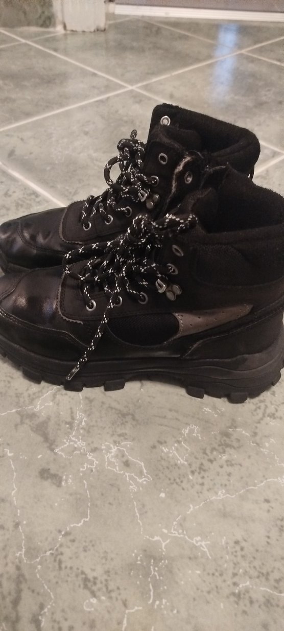 Kız Çocuk Siyah Lastik Goth Bot Zara 36 - Görsel 2