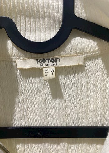 Beyaz Yarım Fermuarlı Triko Kadın Kazak - Görsel 5