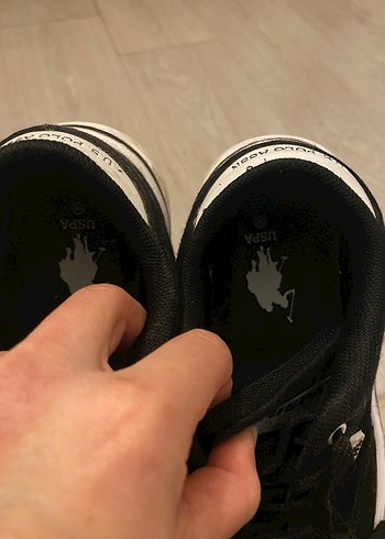 USPA Siyah Kadın Spor Ayakkabı - Görsel 6