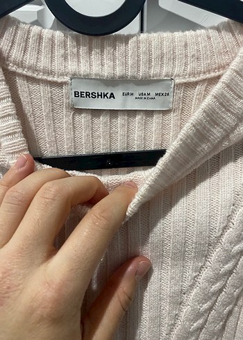 Bej Örme Kadın Triko Kazak ve triko etek - Görsel 3