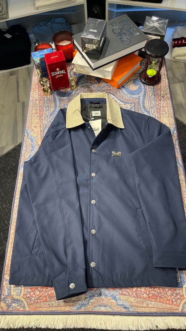 Mavi Renk Beymen Düğmeli Erkek Ceket - Görsel 2