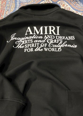Amiri Siyah Yarım Fermuarlı Erkek Sweatshirt - Görsel 5