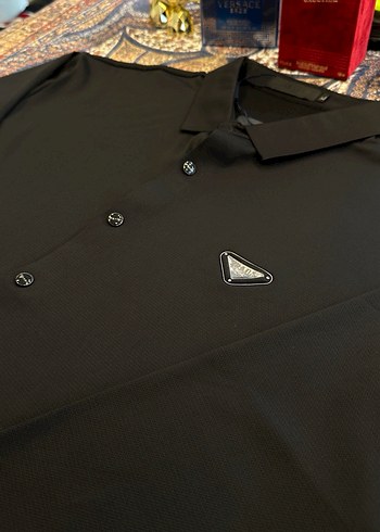 Erkek Siyah Uzun Kollu Düğmeli Gömlek Premium - Görsel 3