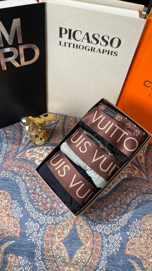 Kahverengi Baskılı Erkek Boxer, Mini ve Sıkı Kesim - Görsel 2