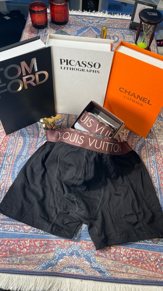 Kahverengi Baskılı Erkek Boxer, Mini ve Sıkı Kesim - Görsel 3