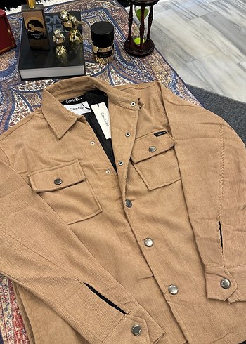 Düğmeli Kahverengi Calvin Klein Erkek Ceket - Görsel 2
