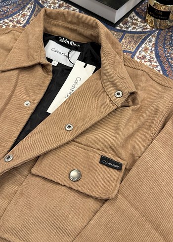 Düğmeli Kahverengi Calvin Klein Erkek Ceket - Görsel 3