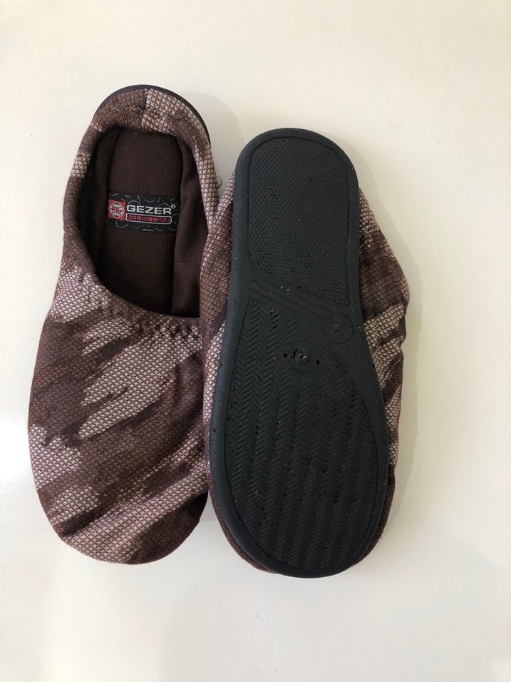 Erkek Çocuk Kamuflaj Sıcak Ev Terliği - Görsel 2