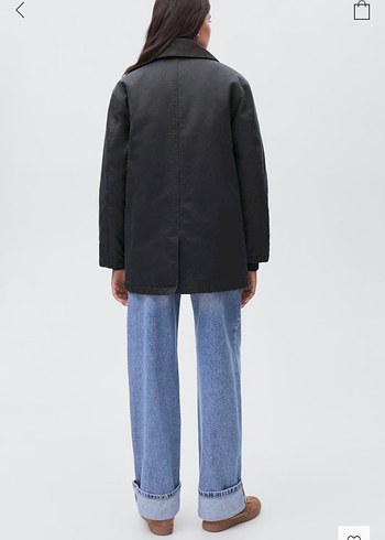 Mango mumlu görünümlü  parka - Görsel 2