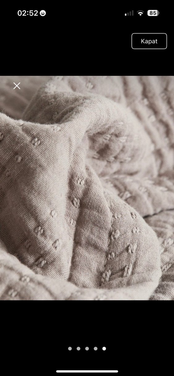 H&M muslin yatak örtüsü - Görsel 5