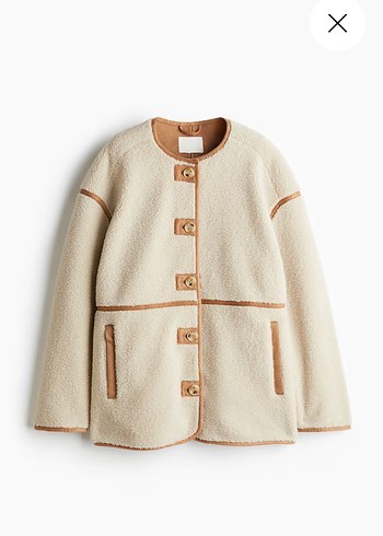 H&M pelüş ceket - Görsel 5