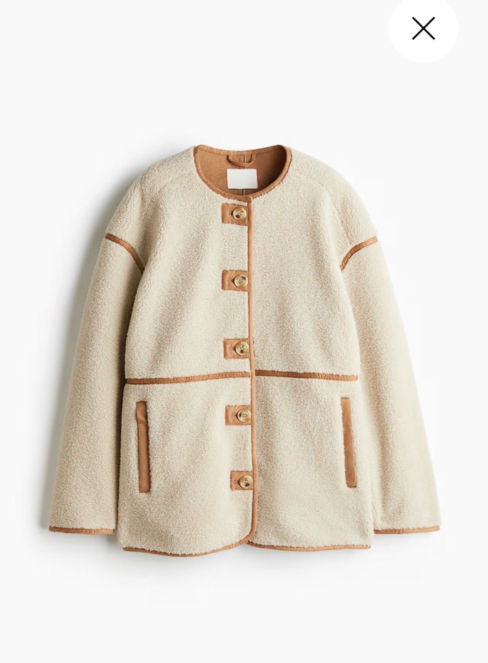 H&M pelüş ceket - Görsel 5