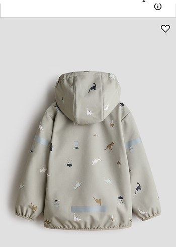 H&M suya dayanıklı softshell ceket - Görsel 2