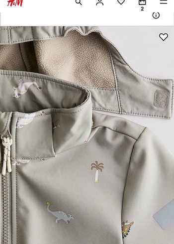 H&M suya dayanıklı softshell ceket - Görsel 4