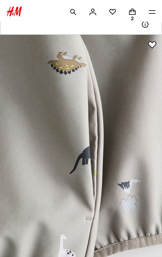 H&M suya dayanıklı softshell ceket - Görsel 3