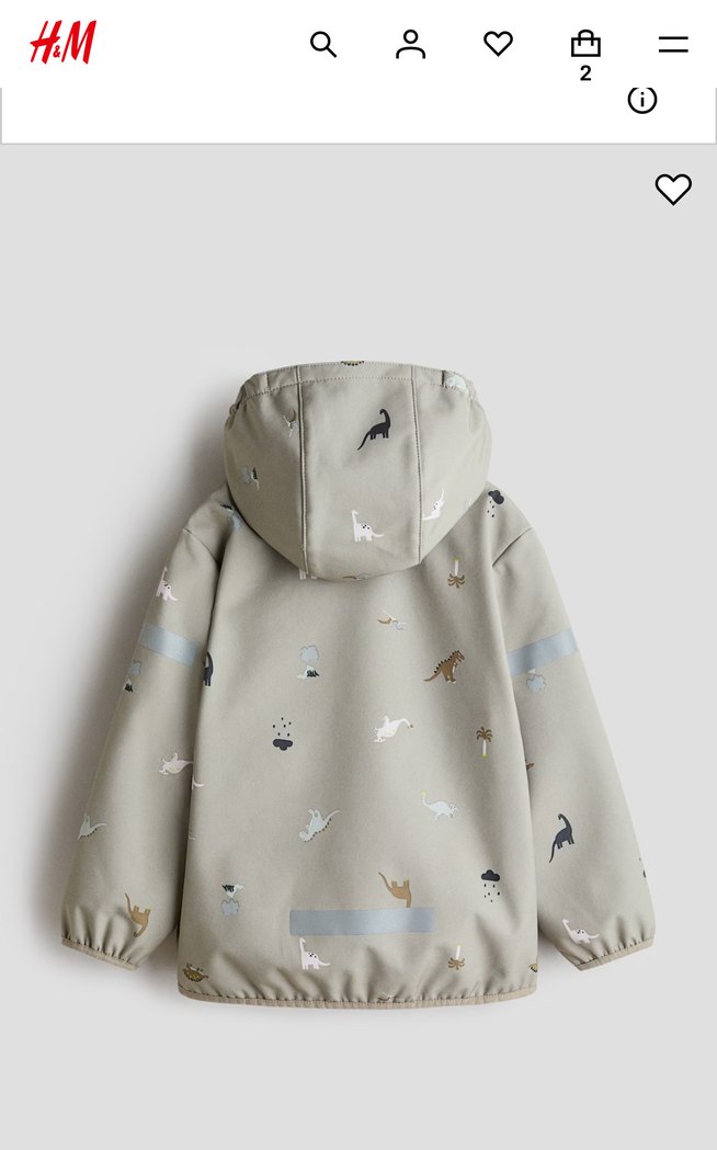 H&M suya dayanıklı softshell ceket - Görsel 2