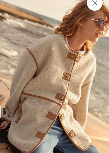 H&M pelüş ceket - Görsel 3