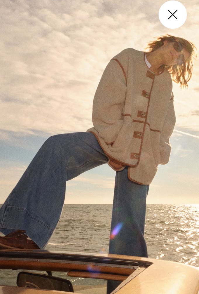 H&M pelüş ceket - Görsel 4