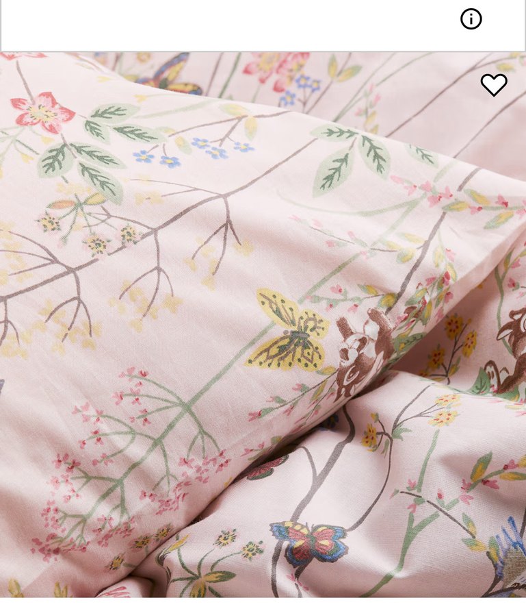 H&M tek kişilik nevresim takımı - Görsel 3