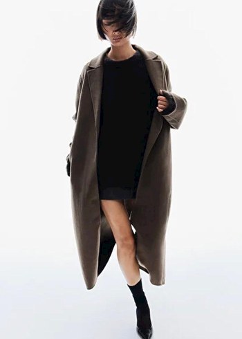 H&M El yapımı yün kaban - Görsel 5