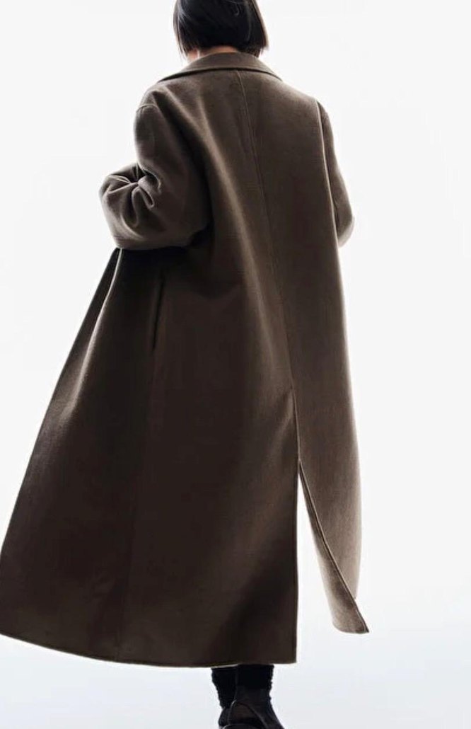 H&M El yapımı yün kaban - Görsel 2