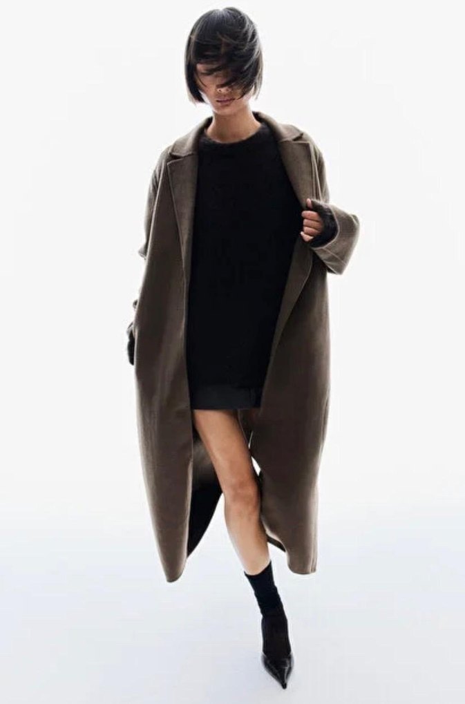 H&M El yapımı yün kaban - Görsel 5