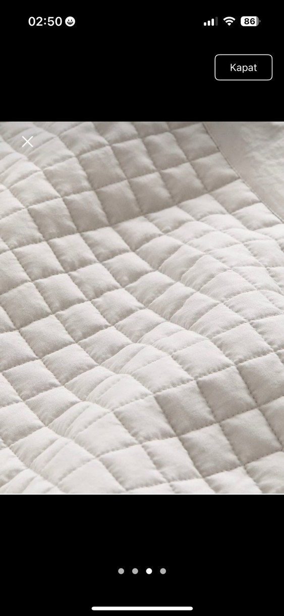H&M kapitone yatak örtüsü - Görsel 3
