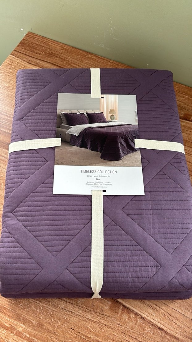 Mademe coco çifti kişilik yatak örtüsü - Görsel 3