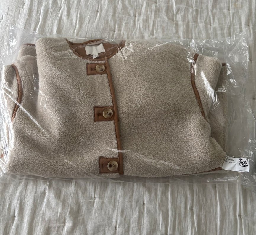 H&M pelüş ceket - Görsel 3