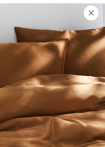 H&M çift kişilik saten pamuk - Görsel 3
