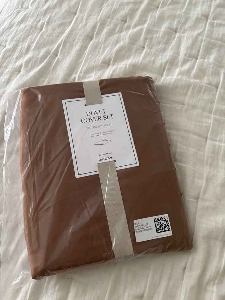 H&M çift kişilik saten pamuk - Görsel 4