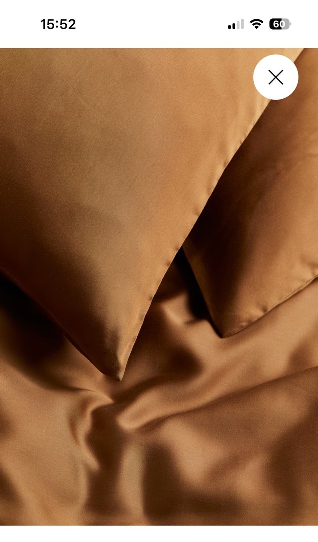 H&M çift kişilik saten pamuk - Görsel 2