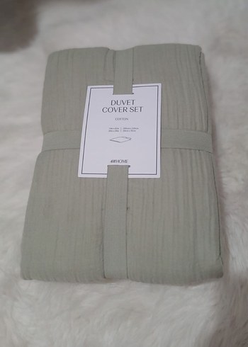 H&M çift kişilik muslin nevresim takımı - Görsel 4