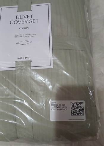 H&M çift kişilik muslin nevresim takımı - Görsel 5