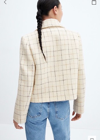 Mango tüvit ceket beden xxs - Görsel 5