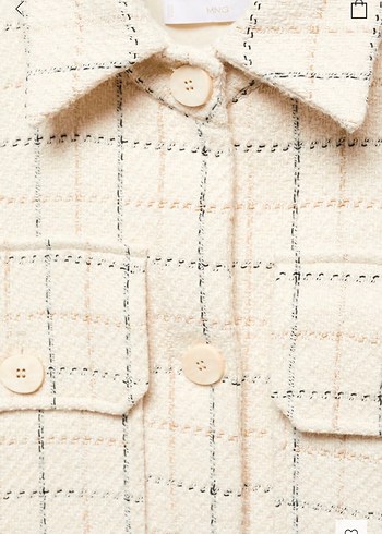 Mango tüvit ceket beden xxs - Görsel 6