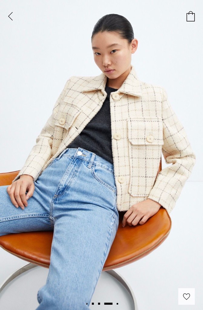 Mango tüvit ceket beden xxs - Görsel 4