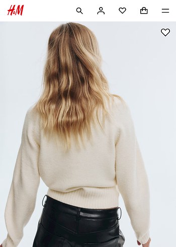 H&M yakalı kazak - Görsel 4