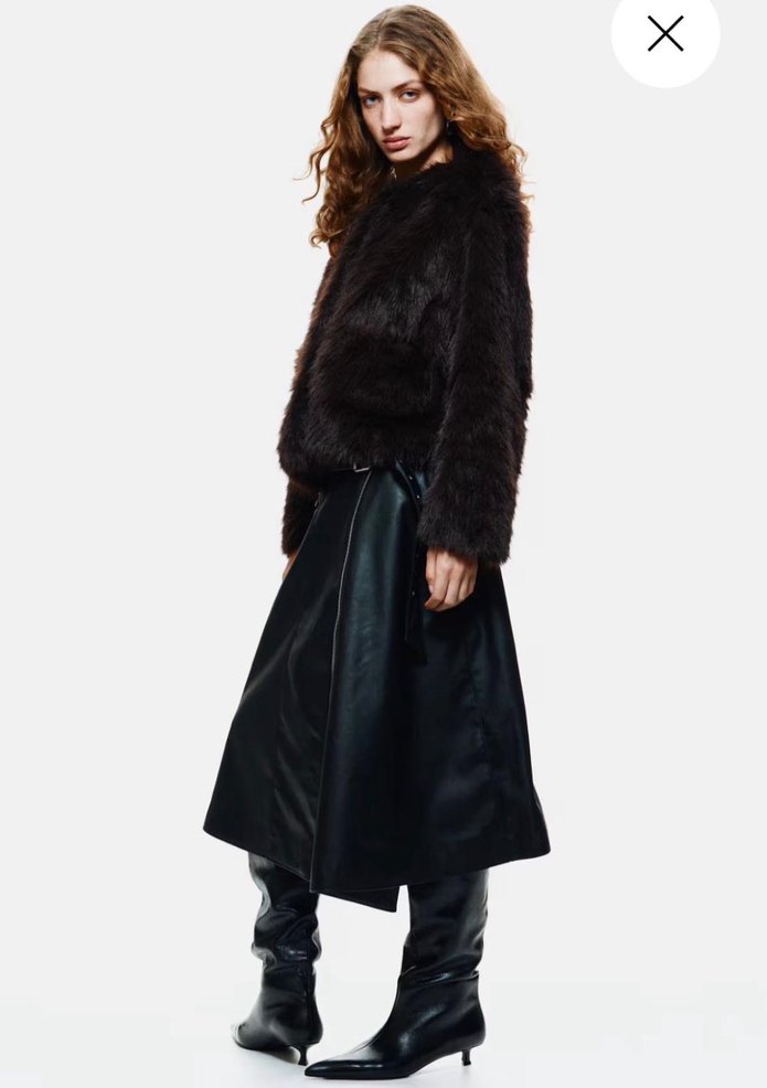 H&M  peluş ceket - Görsel 5