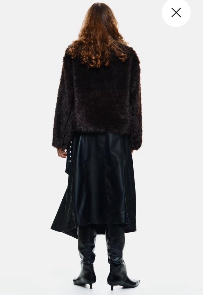 H&M  peluş ceket - Görsel 2