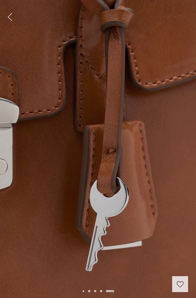 Mango küçük boy city klapalı çanta - Görsel 5