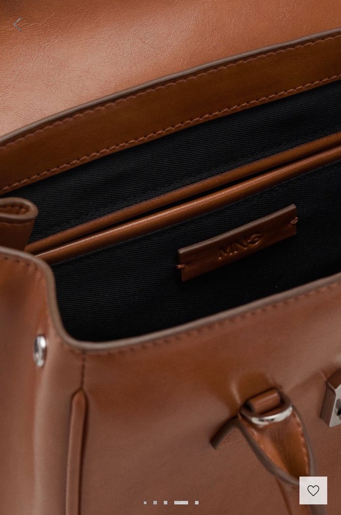 Mango Klasik Modern Kadın Deri Çanta - Görsel 5