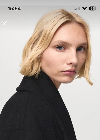 Mango kemerli. Mentego  yünlü palto - Görsel 7