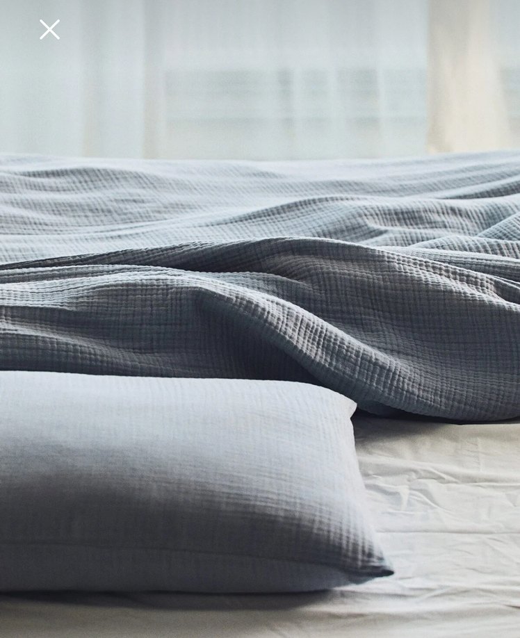 H&M çift kişilik muslin nevresim takımı - Görsel 4